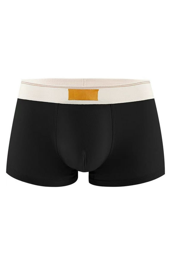 Men's A Line Solid Color Lancing Comfortable And Lightweight Shorts With A Square Toe