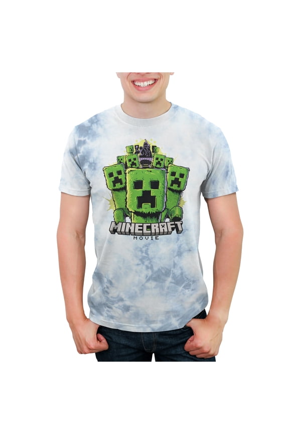 Men's A Minecraft Movie Creepers Team Graphic T-Shirt
