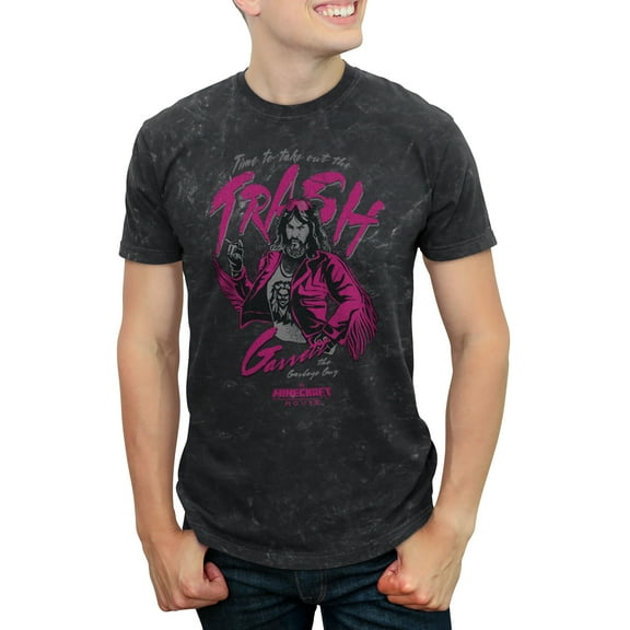 Men's A Minecraft Movie Garrett Take Out the Trash Graphic T-Shirt