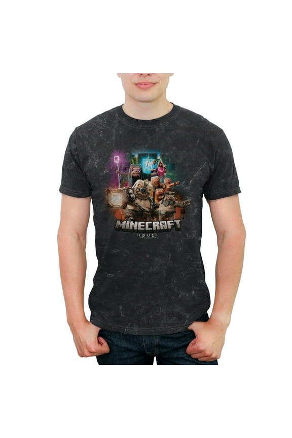 Men's A Minecraft Movie Piglins Army Graphic T-Shirt