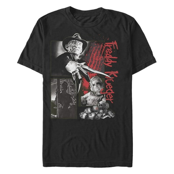 Men's A Nightmare on Elm Street Freddy Collage Graphic T-Shirt