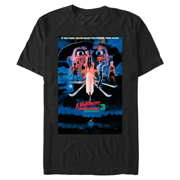 Men's A Nightmare on Elm Street Movie Poster  Graphic T-Shirt