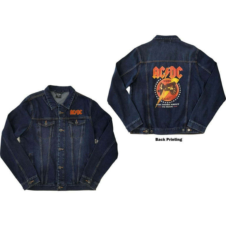 Ac dc deals denim jacket walmart