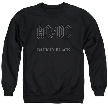 Men's AC/DC Back In Black Sweatshirt XXX-Large Black