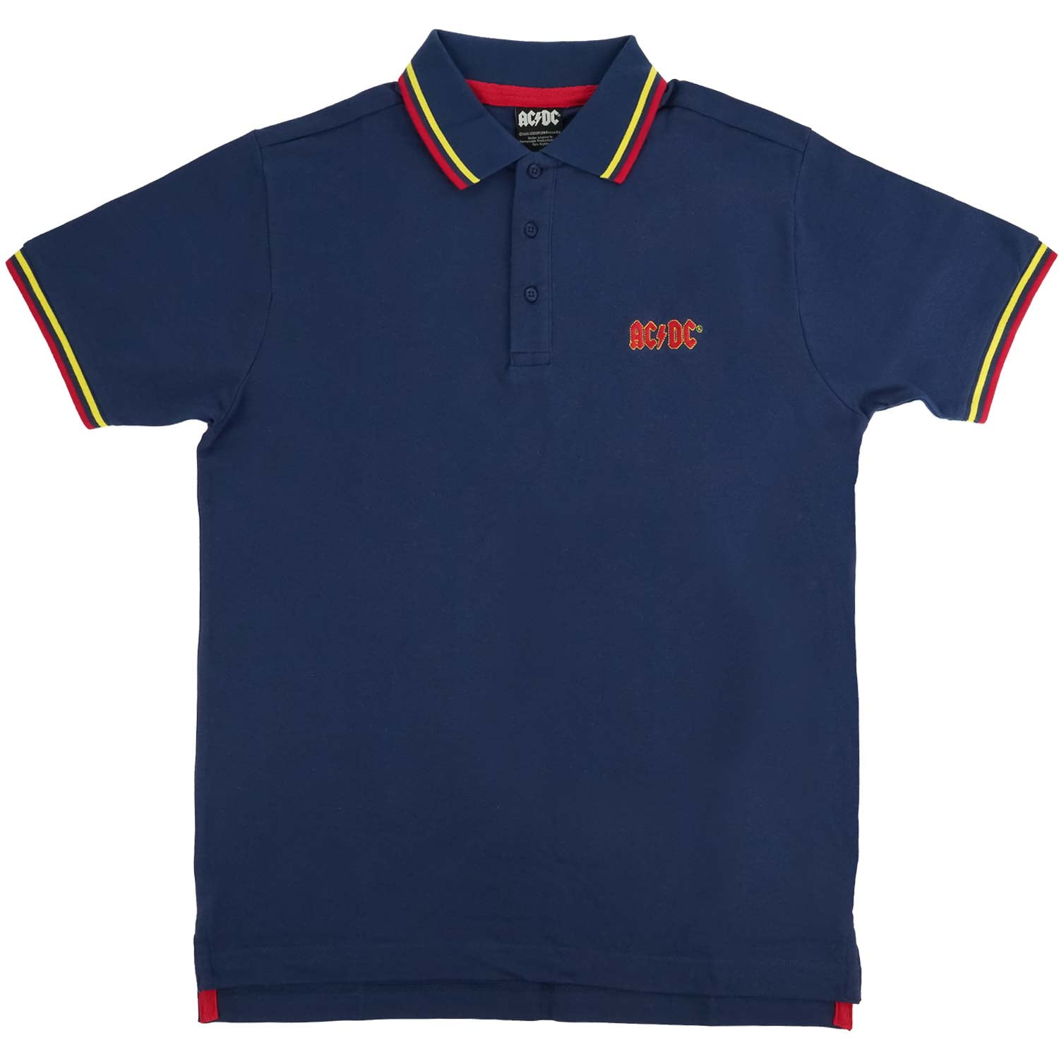 Men's AC/DC Classic Logo (Import) Polo Shirt Medium Navy - Walmart.com