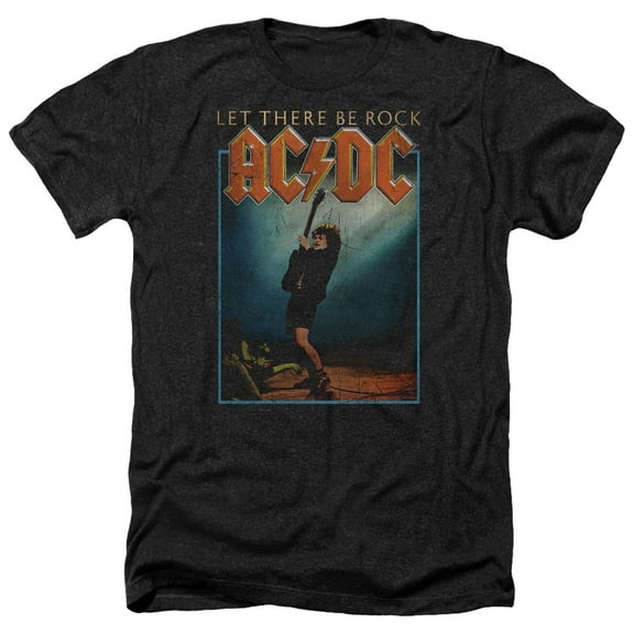 Men's AC/DC Let There Be Rock T-shirt Small Black