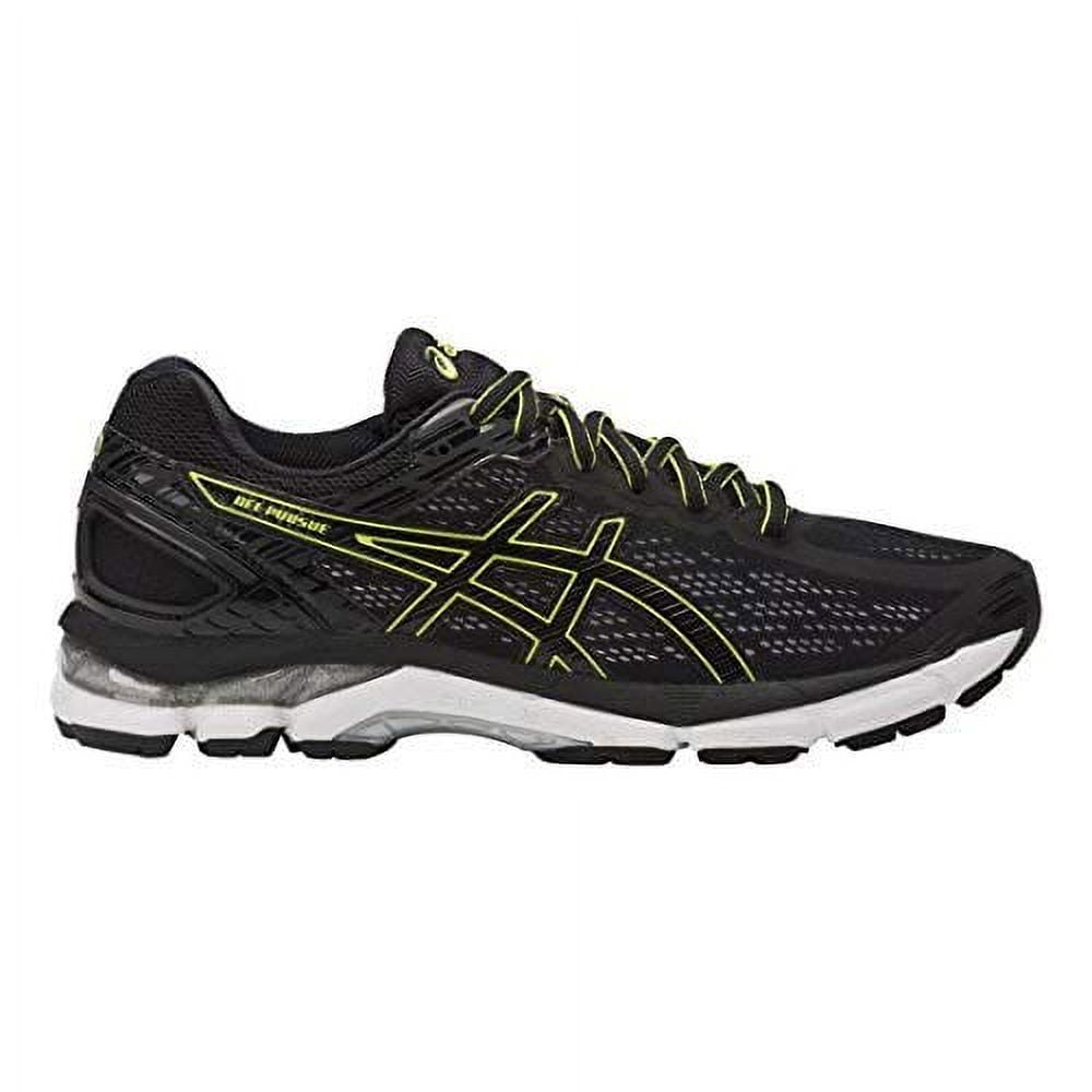 Men s ASICS GEL Pursue 3 Running Shoe Black Green 7 D M US