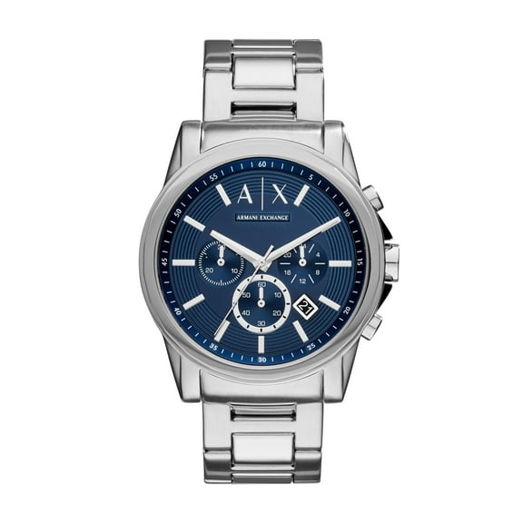 Men's AX2509 Silver Stainless-Steel Quartz Watch