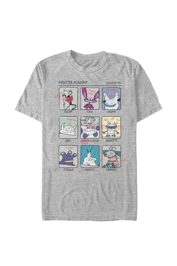Men's Aaahh!!! Real Monsters Academy Class of '94 Graphic Tee Athletic Heather X Large