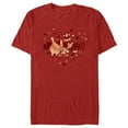 thumbnail image 1 of Men's Aaahh!!! Real Monsters Group Hearts  Graphic Tee Red Medium, 1 of 5