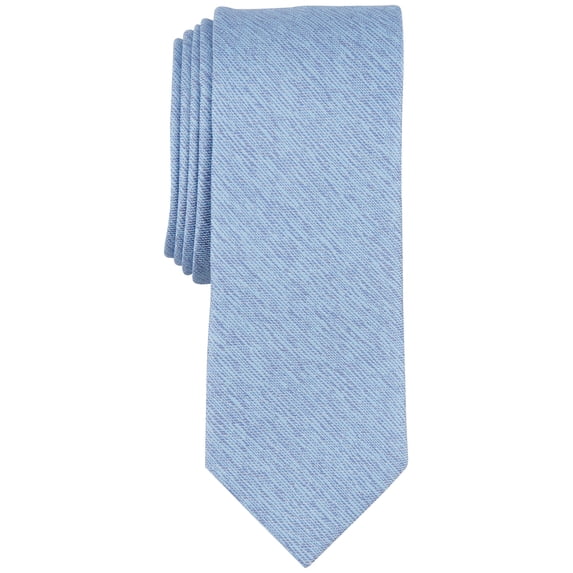 Men's Abalone Textured Tie Denim One Size