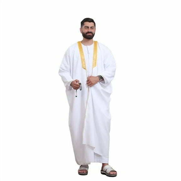 Men's Abaya (Bisht) Long Sleeves | Islamic Arabian Cloak