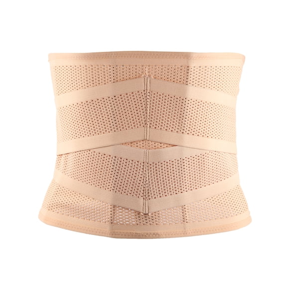 Men's Abdominal Slim Belt Adjustable Waist Shaper Tummy Control Body Shaper Waist Trainer L Size Beige