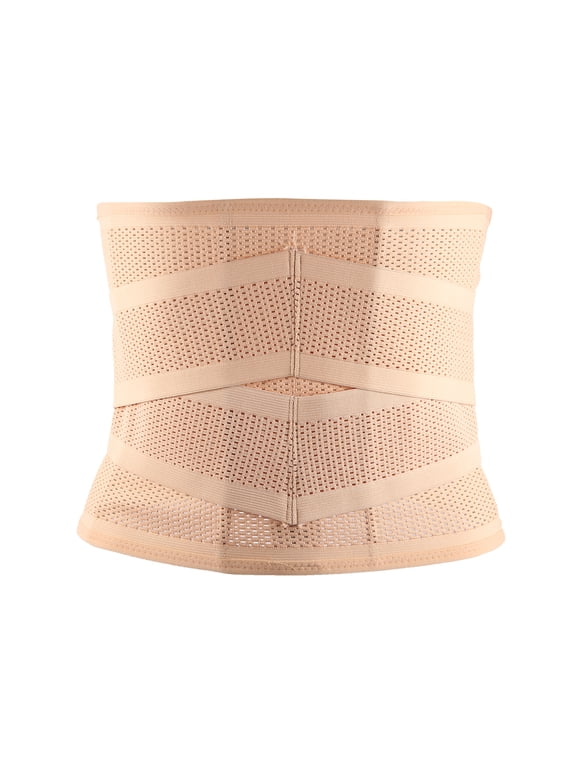 Men's Abdominal Slim Belt Adjustable Waist Shaper Tummy Control Body Shaper Waist Trainer M Beige