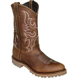 Abilene Men's Boot Pioneer Western Square Toe Brown 13 D(M) US