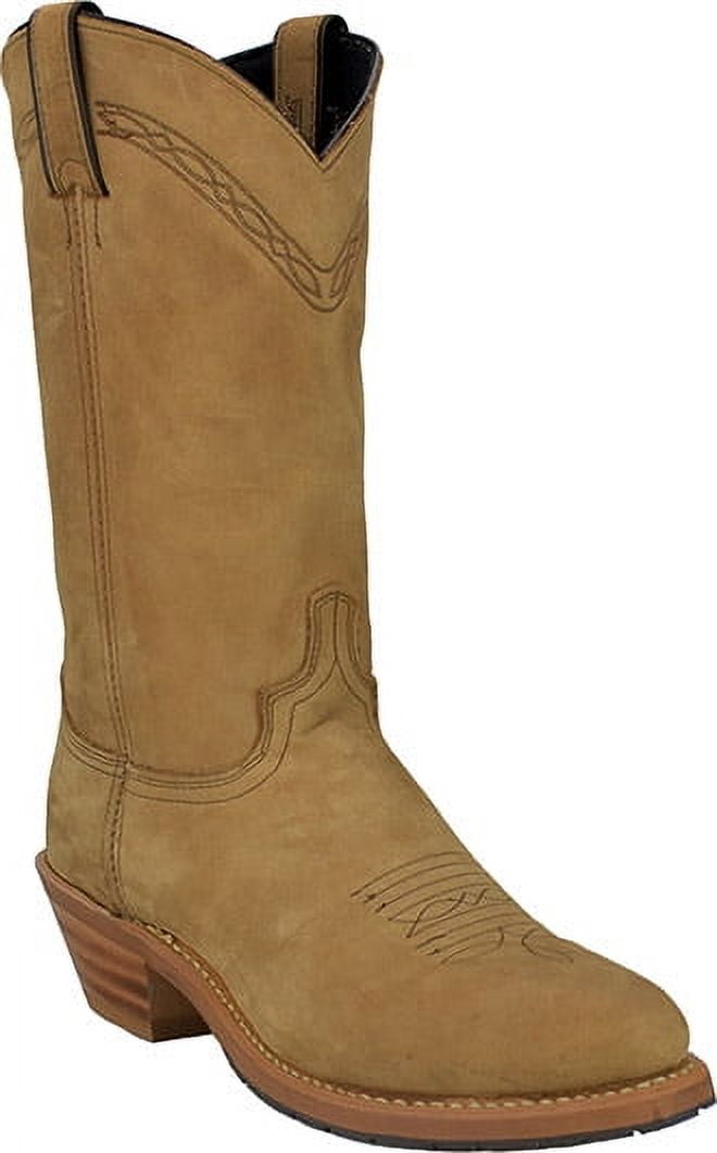 Abilene Men’s Western Gray Leather   Mid -Calf Boots Men main image 4