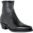 thumbnail image 1 of Men's Abilene 7" Western Side-Zip Wingtip Boot (U.S.A.) 6444, Black, 1 of 2
