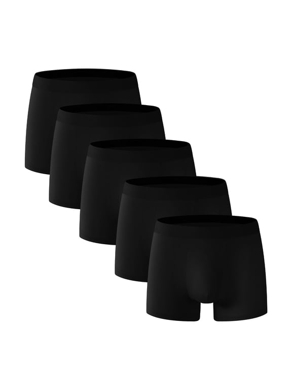 Men's Active Boxer Brief Brearhable Underwear, 5 Pack, Sizes S-2XL
