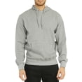 thumbnail image 1 of Men's Active Casual Cotton Waffle Fabric Pullover Hoodie, Heather Grey XL, 1 Pack, 1 of 4