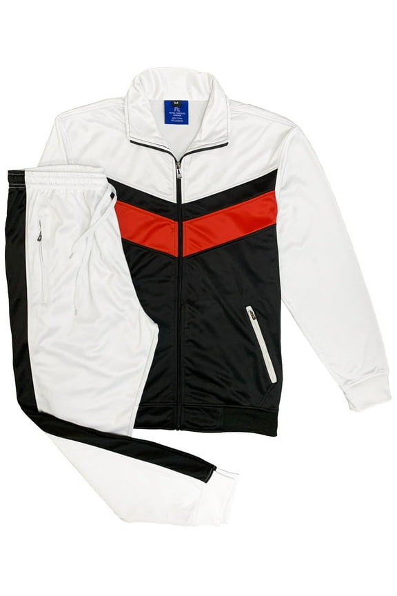 Men's Active Daily Wear Tracksuit Jogger Track Jacket & Track Pants Jogging Suit