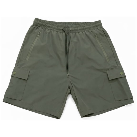 Men’s Active Shorts with Cargo and Zip Pockets, Lightweight Athletic Shorts for Training, Gym, Outdoor Wear