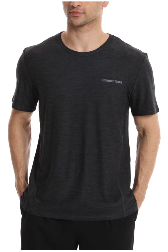 Men’s Active Workout Quick Dry Crew Neck Short Sleeve T-Shirts