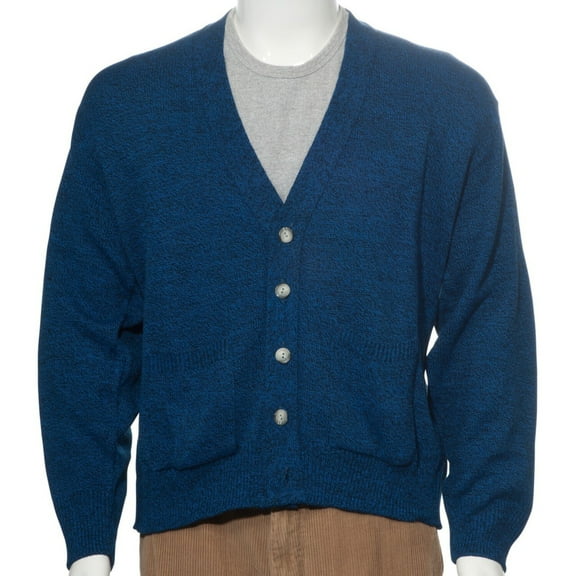Men's Adaptive Back-Snap Button Down Cardigan Sweater