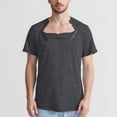 thumbnail image 1 of Men's Adaptive Short Sleeve Button-Down Shirt for Post-Surgery Recovery and Casual Wear, 1 of 5