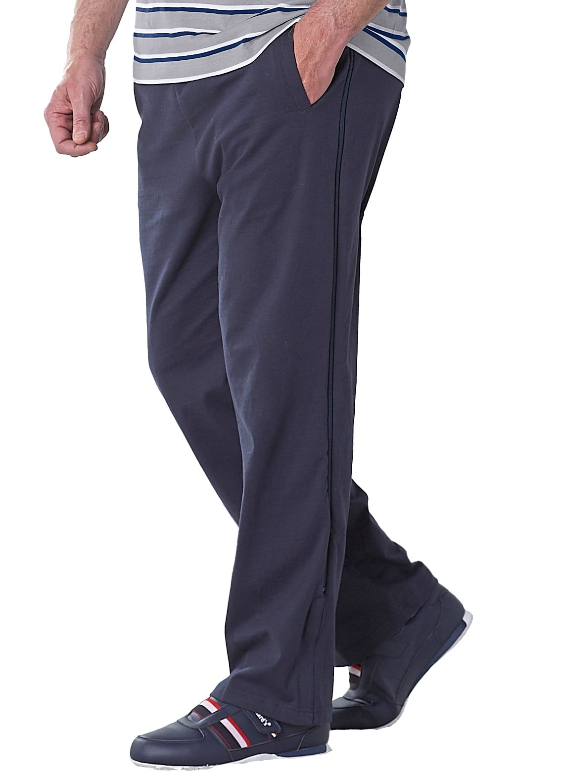 【oan】Side Zipper Pants Men's Adaptive Side Zipper Pants by Dr. Leonard's - Walmart.com