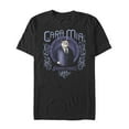 thumbnail image 1 of Men's Addams Family Gomez Cara Mia Portrait Graphic Tee Black Medium, 1 of 4