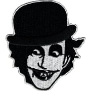 Mens Adicts Face Patch Embroidered Patch Black