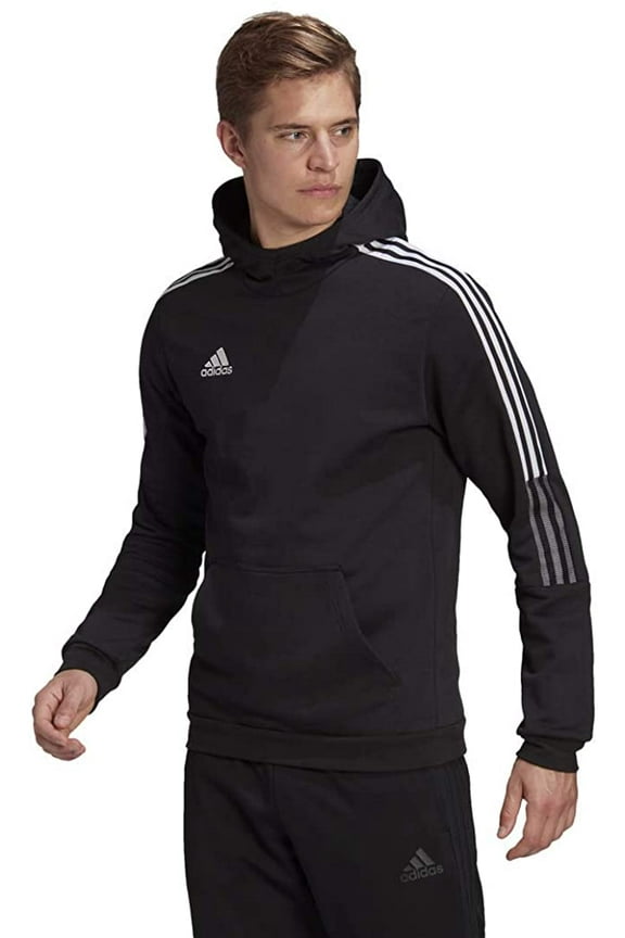 Men's Adidas Black Tiro 21 Sweat Hoodie - 2XL