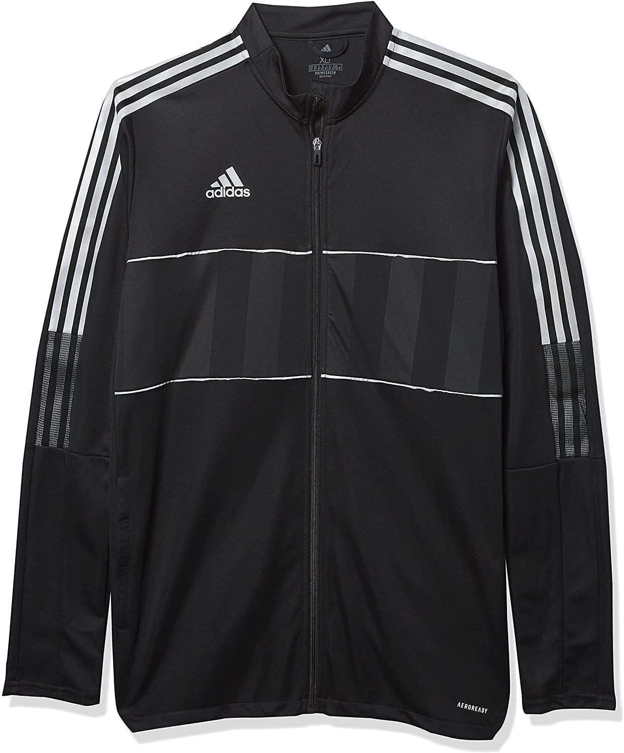 Adidas Mens Reflective Zip Front Track Jacket