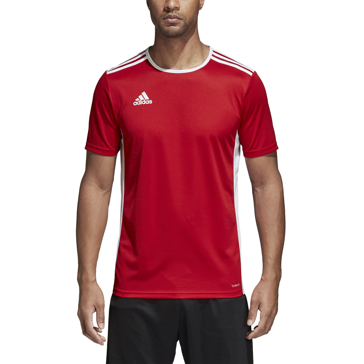 Men's Adidas Entrada 18 Soccer Jersey Red/White - XL - image 1 of 6