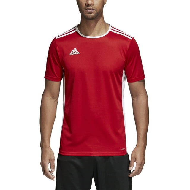 Men's Adidas Entrada 18 Soccer Jersey Red/White - XL