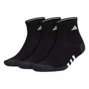 Mens Adidas Superlite III Quarter Socks Black / Onix Grey 3 Pack