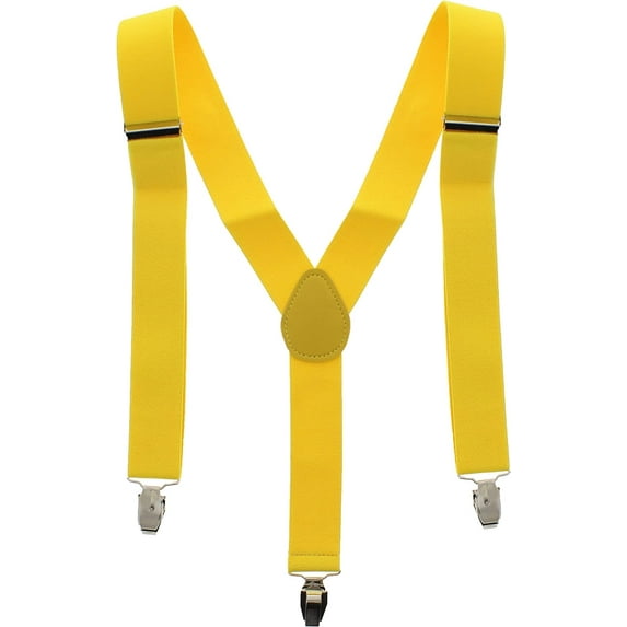 Men's Adjustable 35mm Width Plain Braces/Suspenders Stag Do Accessories