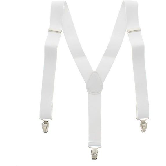Men's Adjustable 35mm Width Plain Braces/Suspenders Stag Do Accessories