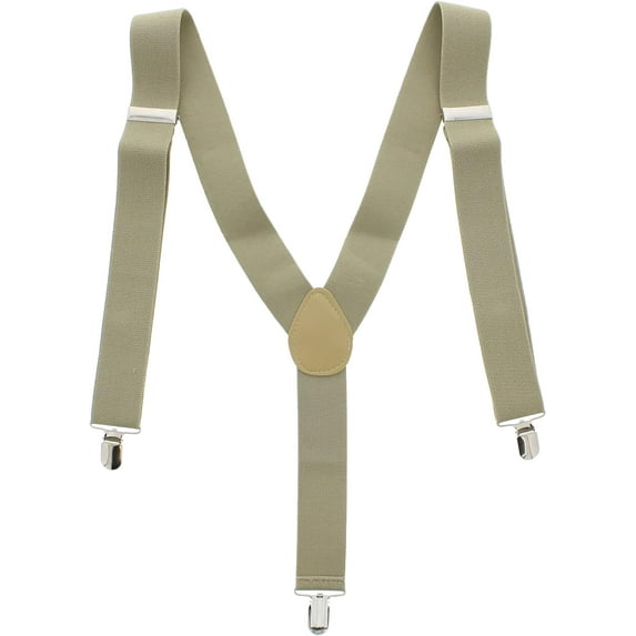 Men's Adjustable 35mm Width Plain Braces/Suspenders Stag Do Accessories