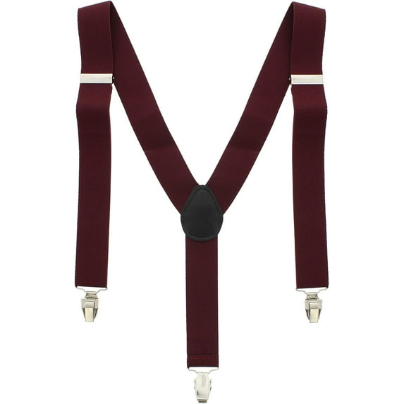 Men's Adjustable 35mm Width Plain Braces/Suspenders Stag Do Accessories