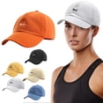 thumbnail image 1 of Men's Adjustable Baseball Cap All Season Running Workout Outdoor Sun Protection Hat, 1 of 6