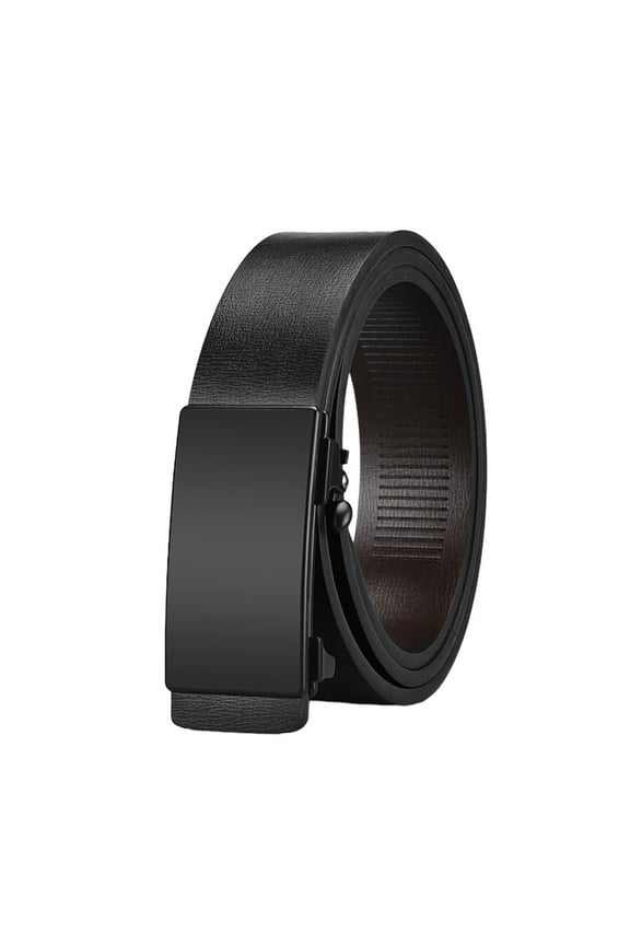 Men's Adjustable Click Ratchet Dress Belt - Sliding Buckle, Exact Fit for 30-36" Waists