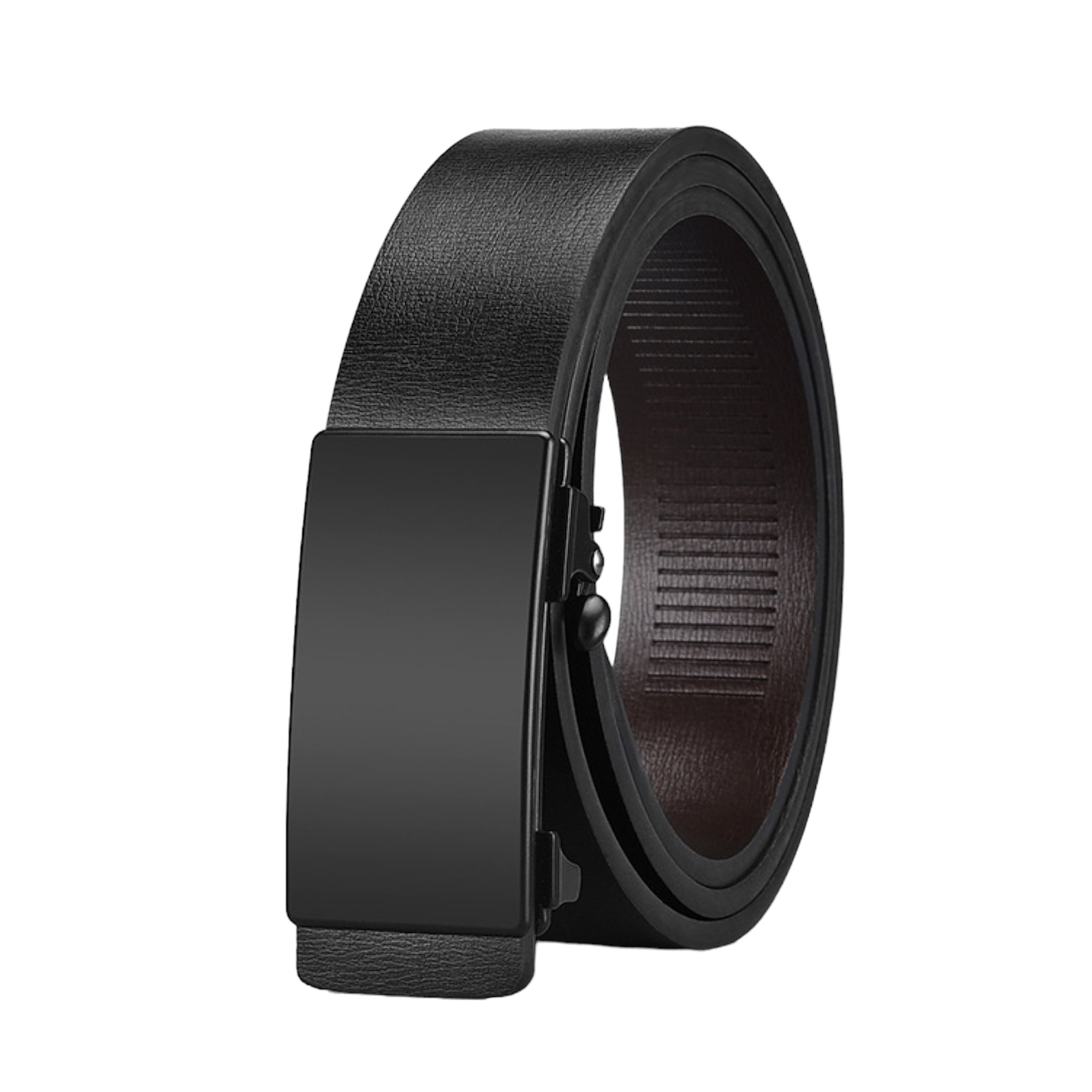 Men's Adjustable Click Ratchet Dress Belt - Sliding Buckle, Exact Fit for  34-40" Waists - Walmart.com