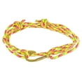 thumbnail image 1 of Men's Adjustable Nautical Anchor and Fish Hook Wrap Cuff Bracelets - Available in a Variety of Finishes and Colors - Made of Nylon Rope, 1 of 4
