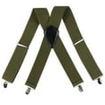 thumbnail image 1 of Men's Adjustable Suspenders with Leather Button Suspenders for Men Morning Suspenders Leather Suspenders for Men Button Leather Work Belt Suspenders Heavy Duty Suspenders for Men Big, 1 of 2