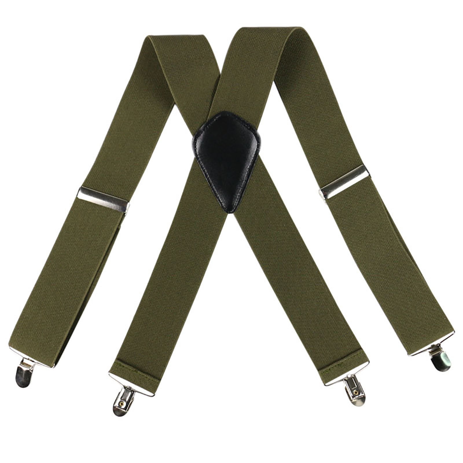 Men's Adjustable Suspenders With Elastic Straps Y Back Hiking