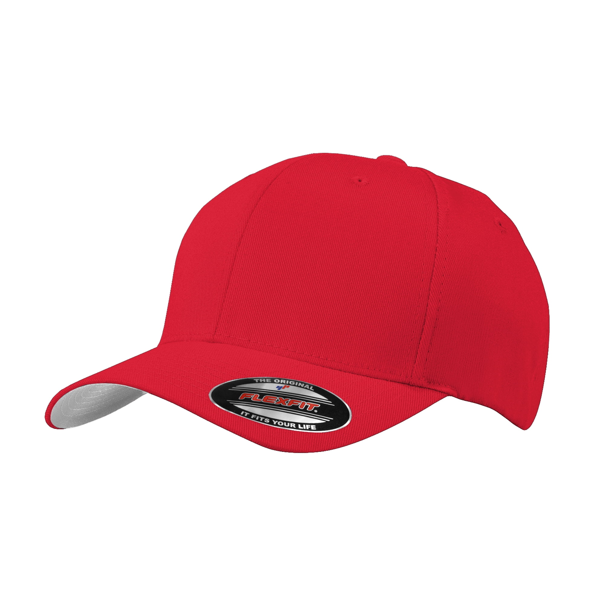 Men's Adult Flexfit Sun Cap Male Summer Hats Red S/M 