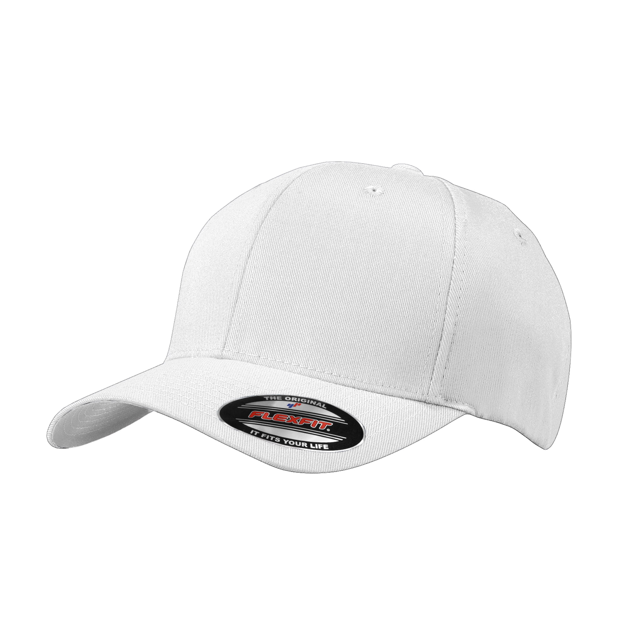 Men's Adult Flexfit Sun Cap Male Summer Hats White L/XL 