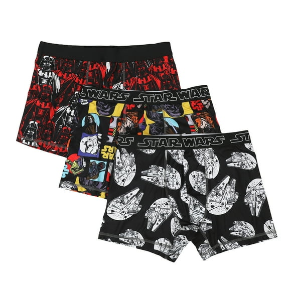 Men's Adult Star Wars Boxer Brief Underwear 3-Pack-Medium