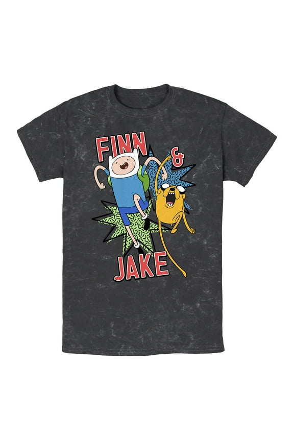 Men's Adventure Time Finn and Jake  Graphic T-Shirt